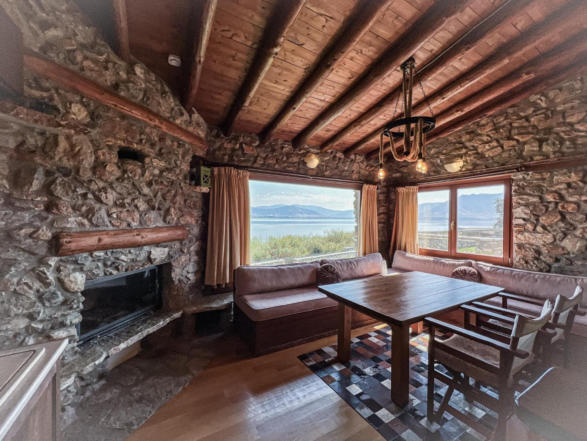 The Little Stone House By The Lake Костур Екстериор снимка