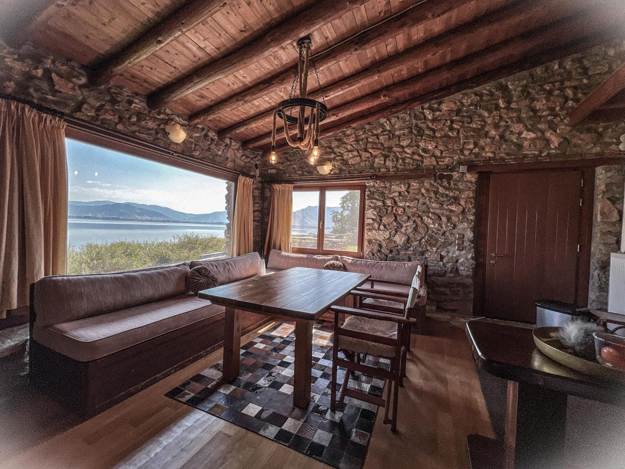 The Little Stone House By The Lake Костур Екстериор снимка