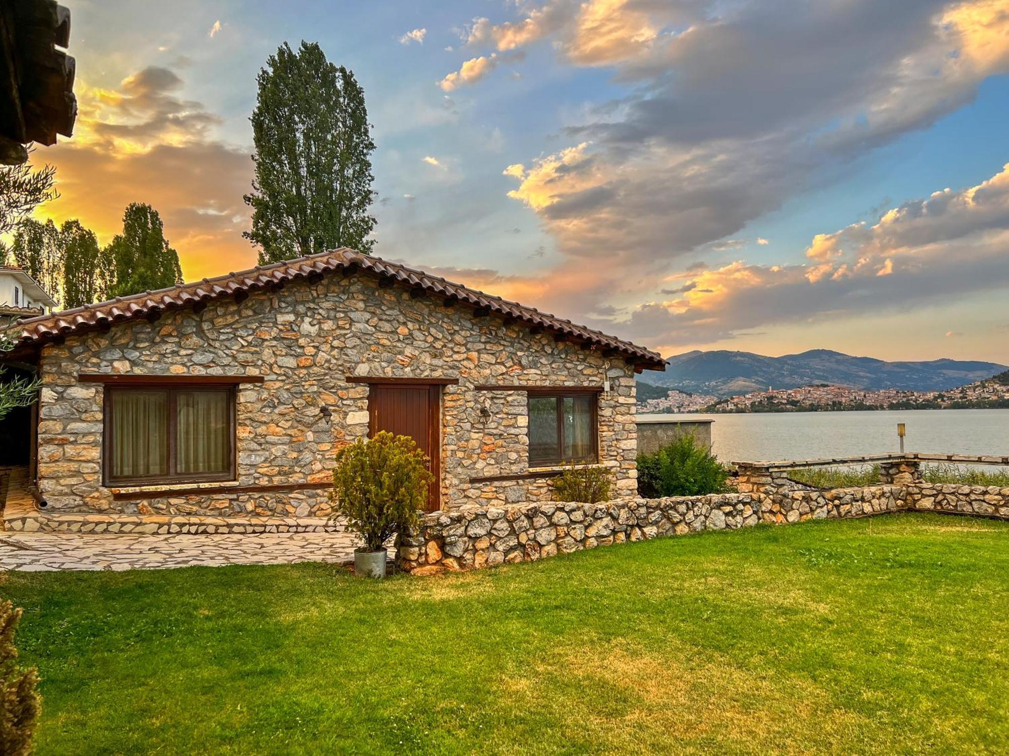 The Little Stone House By The Lake Костур Екстериор снимка